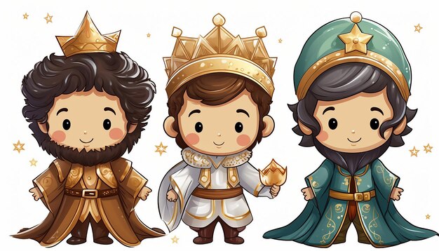 Chibi, los tres hombres sabios.