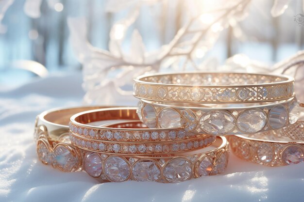 Chic e Sparkly Frozen Winter Jewel Elegance