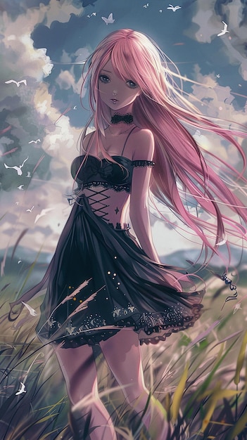 La chica del anime