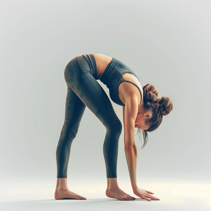 chica joven haciendo yoga