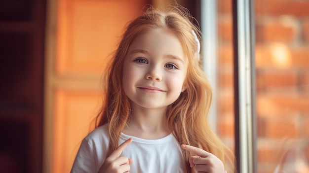 Una chica con el pelo rojo encantadora HD 8K papel tapiz Fotográfico de stock