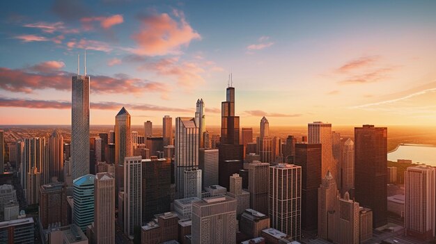 Chicagos ikonische Skyline