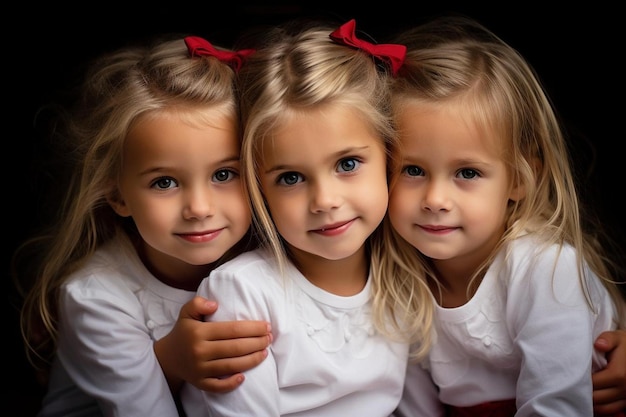 Las chicas de Heartfelt Harmony en la foto de San Valentín