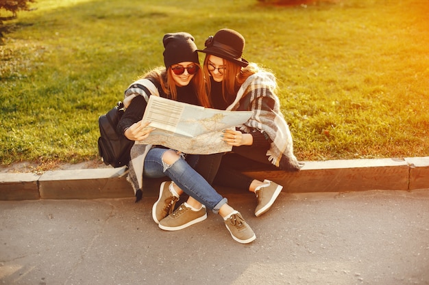 Foto chicas turísticas