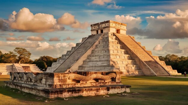 Foto chichen itza el templo templo kukulcan