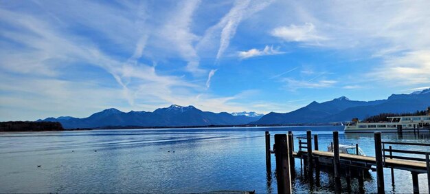 Chiemsee-See Deutschland Wasseroberfläche