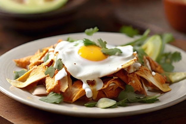 Chilaquiles con pollo