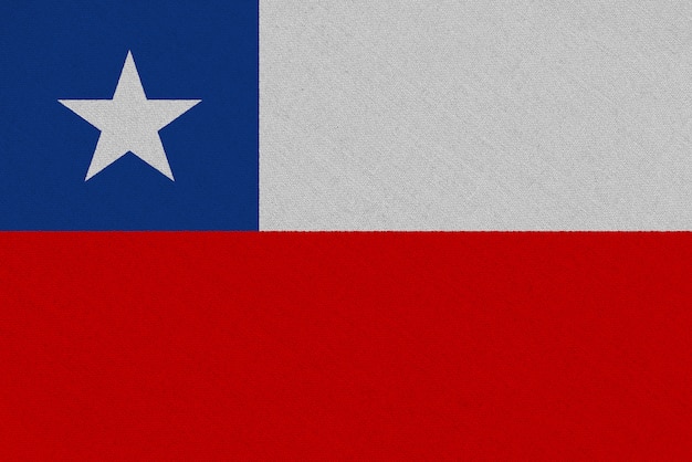 Foto chile stoffflagge