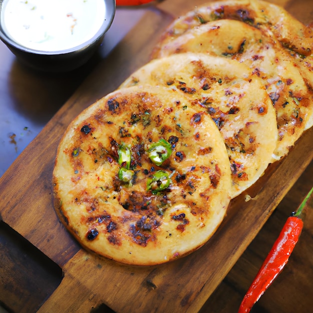 ChileGarlic Kulcha