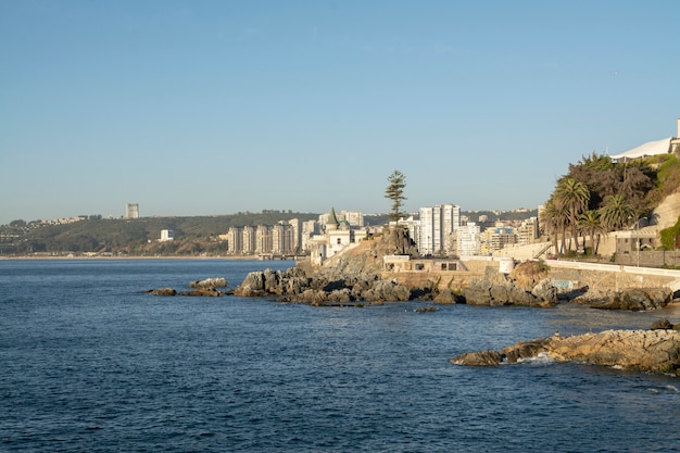 Chilenische Küsten namens Vina del Mar.