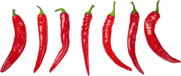 Chiles rojos picantes