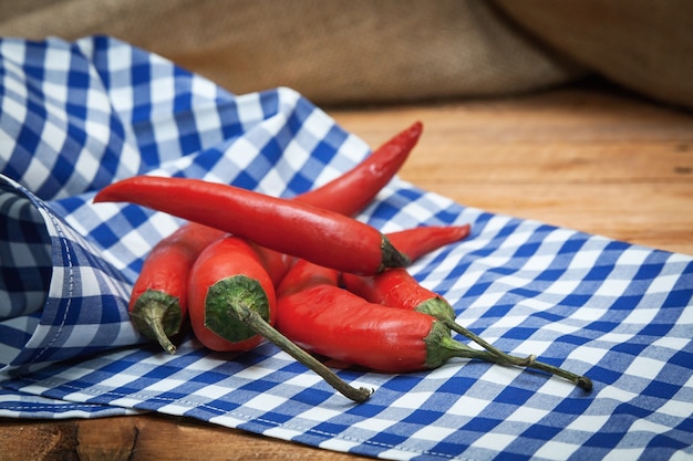 Chiles rojos picantes