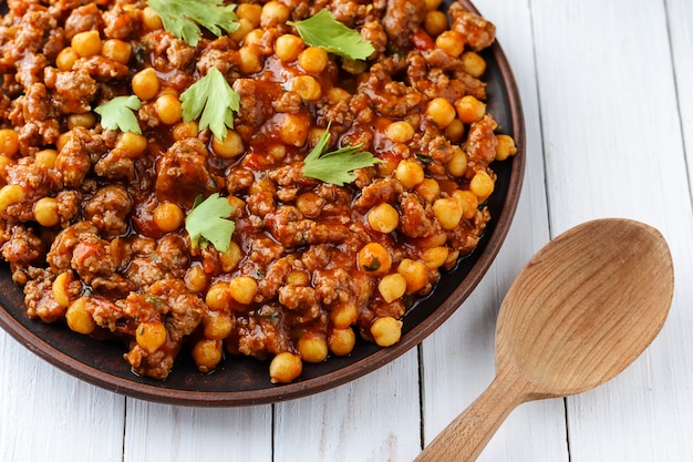 Chili Cerdo Mexicano Con Garbanzos