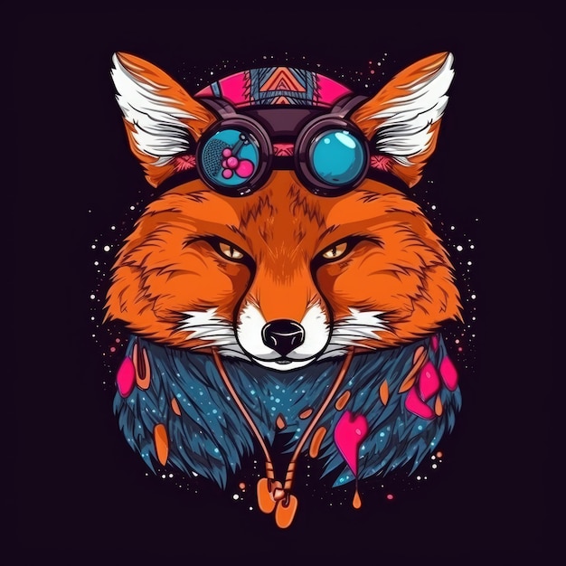 Chill Fox NFT Vector Imprimir