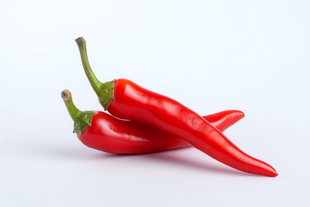 Chilli Pepper On White Ai generativo