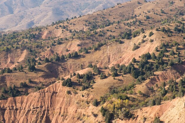 Chimgan-Berge in der Nähe der Stadt Taschkent, Usbekistan.