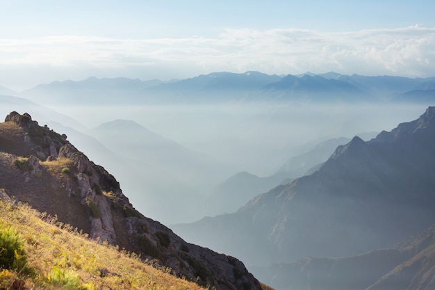 Chimgan-Gebirge in der Nähe der Stadt Taschkent, Usbekistan