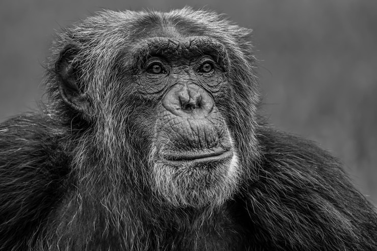 Foto el chimpancé
