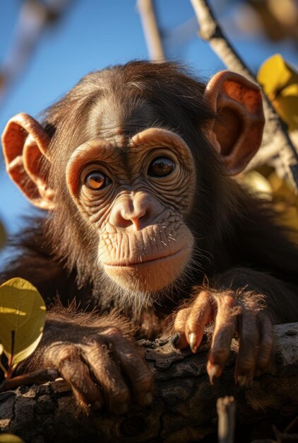 Foto chimpanzé