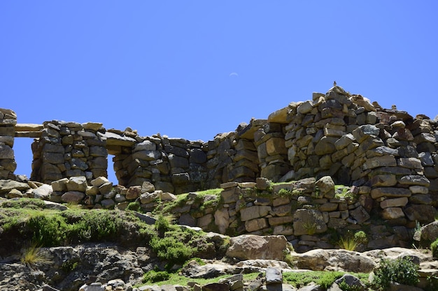 Chincana-Ruinen auf der Sonneninsel Isla del Sol im Titicaca-See Bolivien