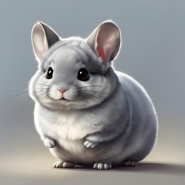 Chinchilla-Illustration AI Generativ