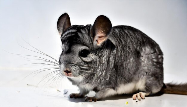 Foto chinchillas auf weiß