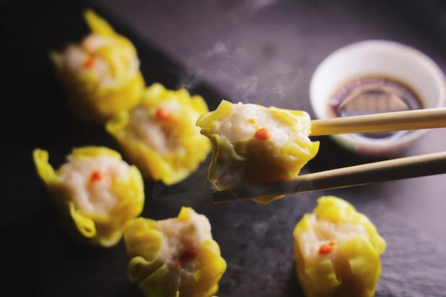 Chinesische Dim Sum auf dem Tisch