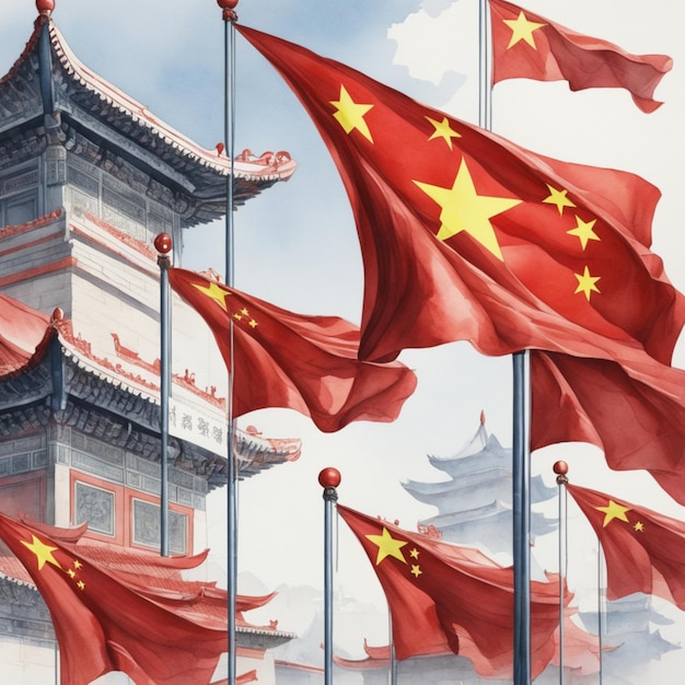 chinesische Flagge