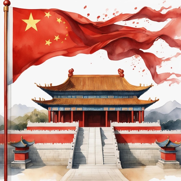 chinesische Flagge