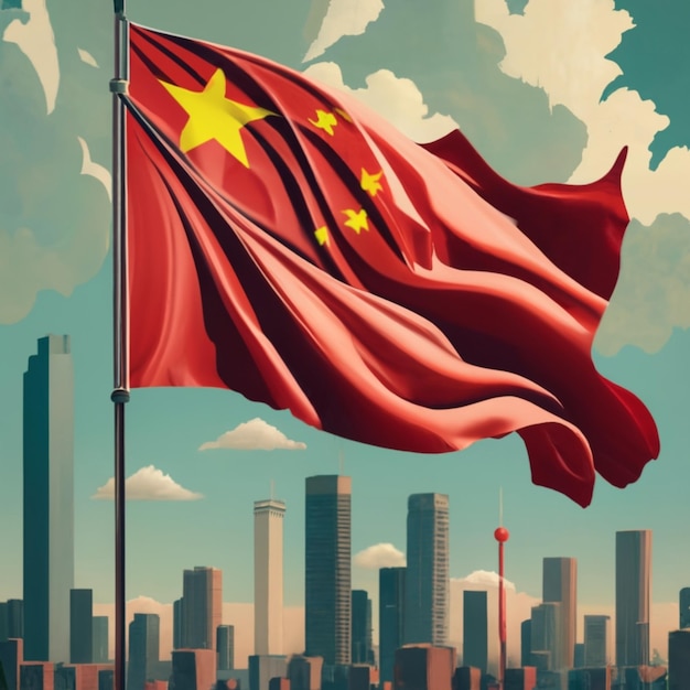 chinesische Flagge