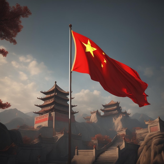 chinesische Flagge