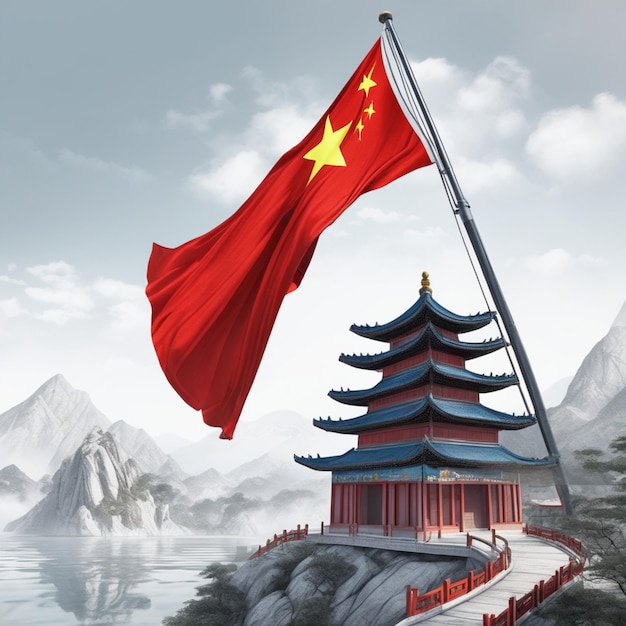 chinesische Flagge