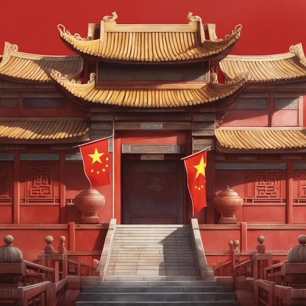 chinesische Flagge