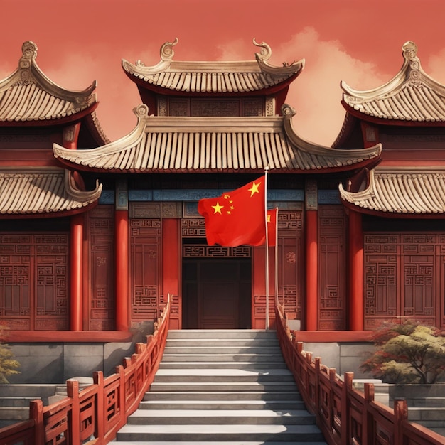 chinesische Flagge