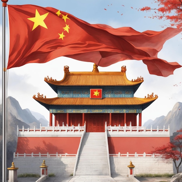 chinesische Flagge