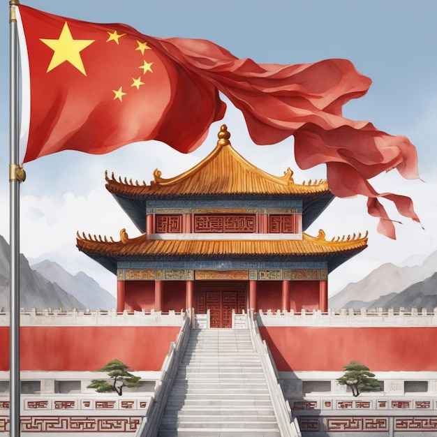 chinesische Flagge