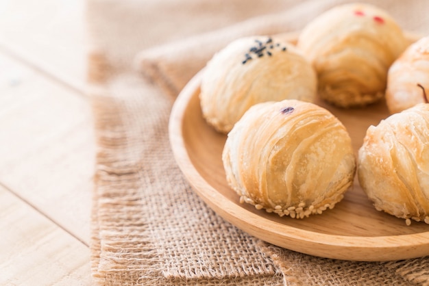 Chinesische Gebäck-Mungobohne mit Eigelb