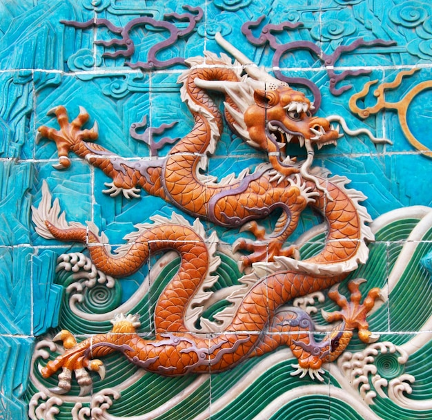 Chinesische Neun-Drachen-Wand