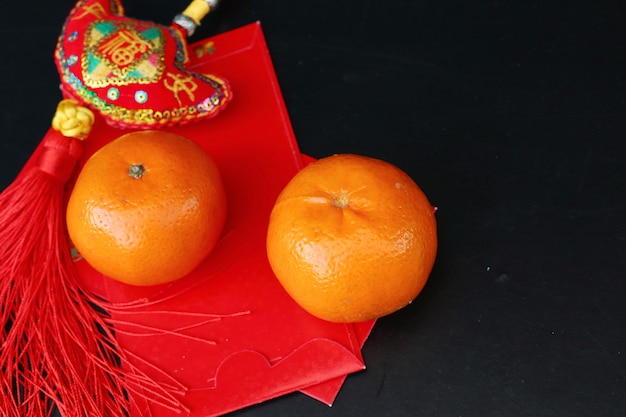 Chinesische Orangenfrucht der Dekoration des neuen Jahres