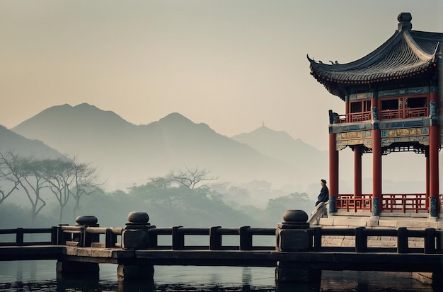 Chinesischer Hintergrund mit Kopierraum Chinesisches Neujahr Chinesische Feste Mitte Herbst Festival