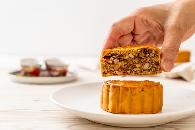 Chinesischer Mondkuchen für chinesisches Mittherbstfest