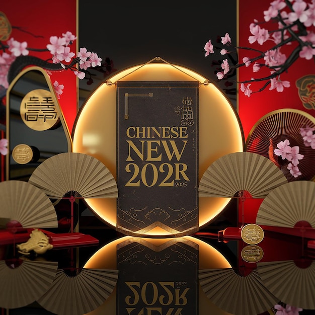 Chinesischer Neujahrshintergrund