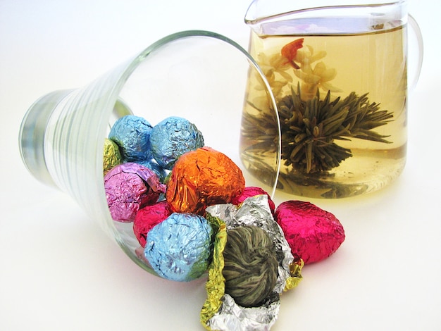 Chinesischer Tee - Blooming Tea Balls