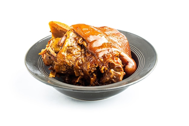 Chinesisches Essen geschmorte Schweinshaxe