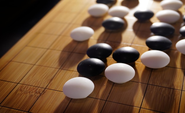 Chinesisches Go- oder Weiqi-Spielbrett