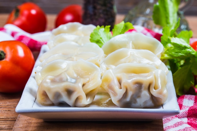 Chinesisches Jiaozi-neues Jahr-Essen