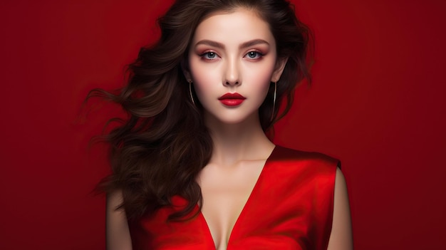 chinesisches Mädchen Illustration asiatisches Modell Mädchen koreanisches Modell schöne Dame