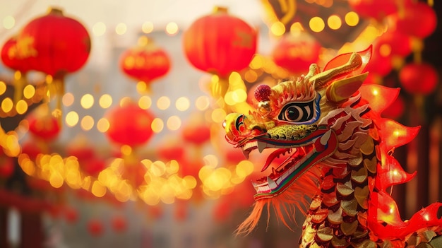 Chinesisches Neujahrsfeiern Drache