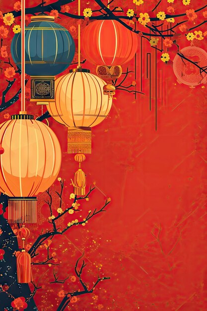 Chinesisches Neujahrshintergrundbild