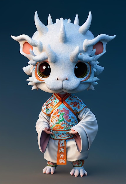 Chino, signos del zodiaco chino, ropa de la dinastía Han china, poses de Kung Fu chino, animales, antropo